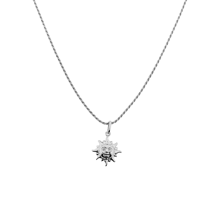 Collana sole in argento