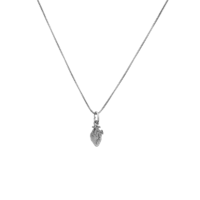 Collana cuore anatomico micro