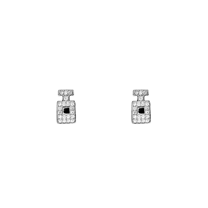 Orecchini profumo zirconato argento
