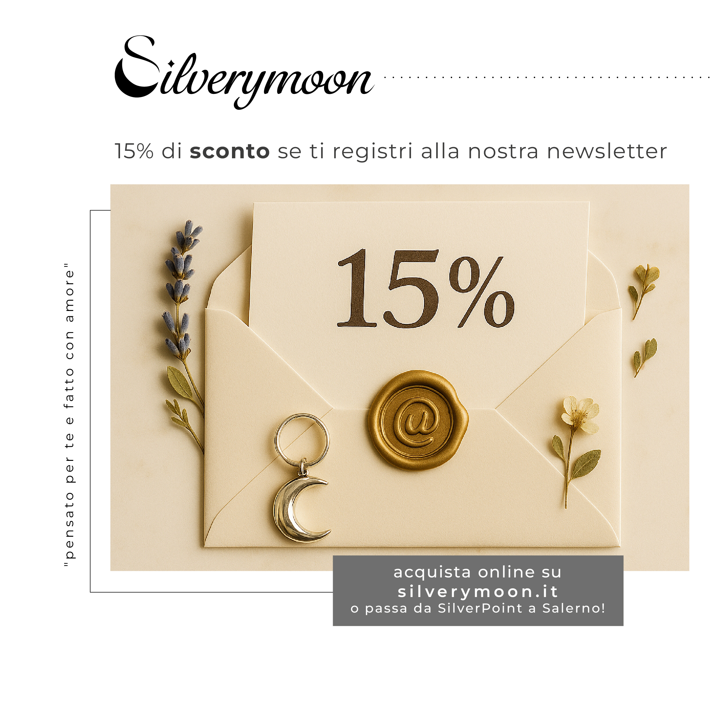 sconto 15% acquisto gioielli